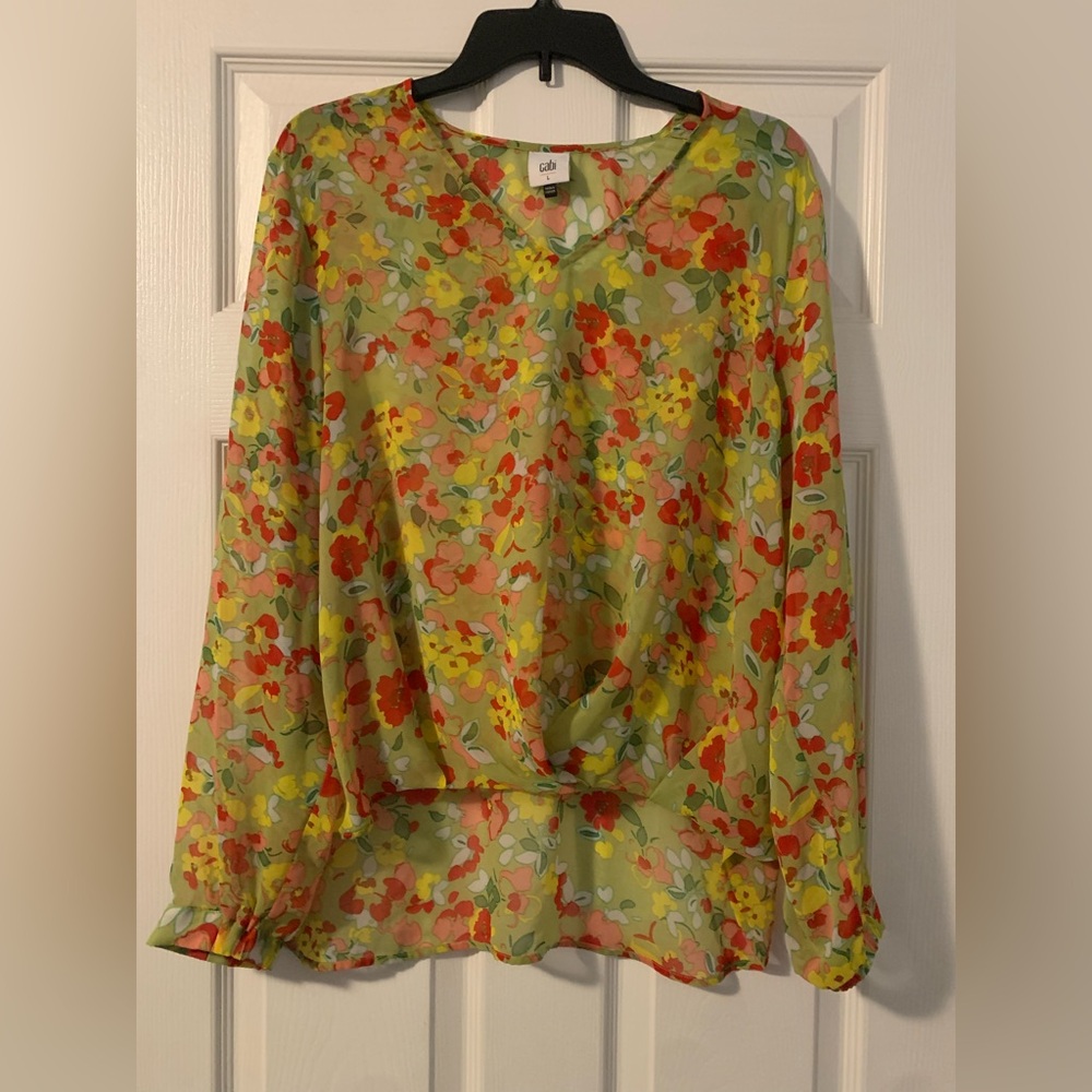 CAbi 6503 Playground Floral Blouse